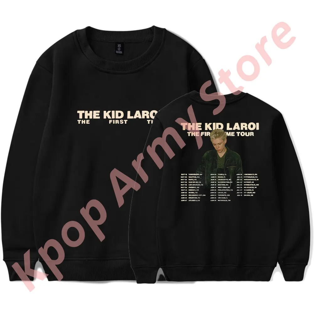 

The Kid Laroi The First Time Tour Merch Crewneck Women Men Fashion Casual Streetwear Sweatshirts