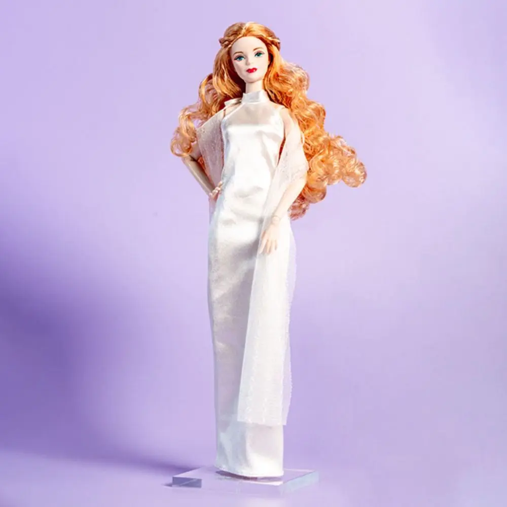 Fashion Supermodel Clothes European DIY Toy Elegant White Dress Exquisite Accessories Set For 30cm /for 1/6 BJD Dolls
