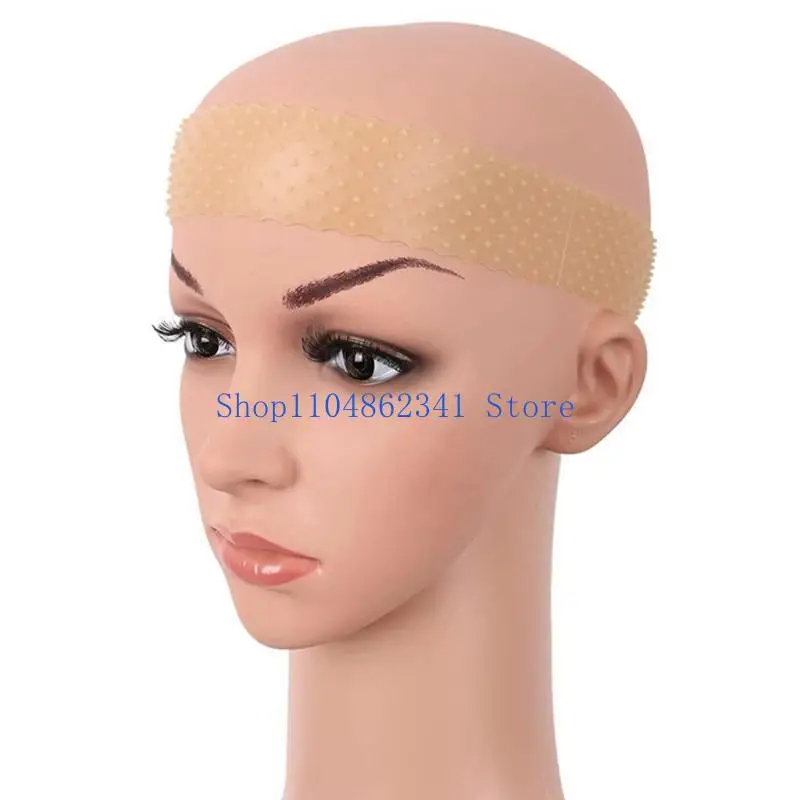 5asd シリコーンかつらバンド滑り止め弾性ヘッドバンド安全なグリップかつらかつら固定