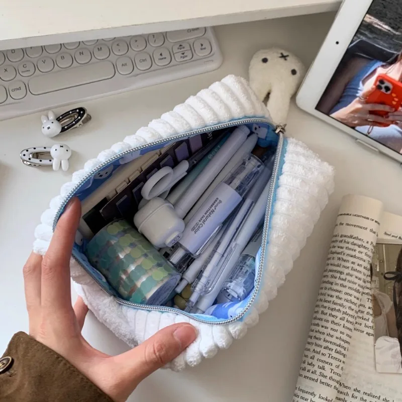 Miffy Cute Rabbit Pencil Case Cartoon and Anime Derivative Merchandise Kawaii Bags Students Back To School Stationery Party Gift