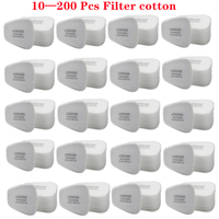 10/200 Pcs Of 5N11 Industrial Dust Filter Cotton Can Be Replaced With 6200/7502/6800 Chemical Respirator Gas Mask Accessories