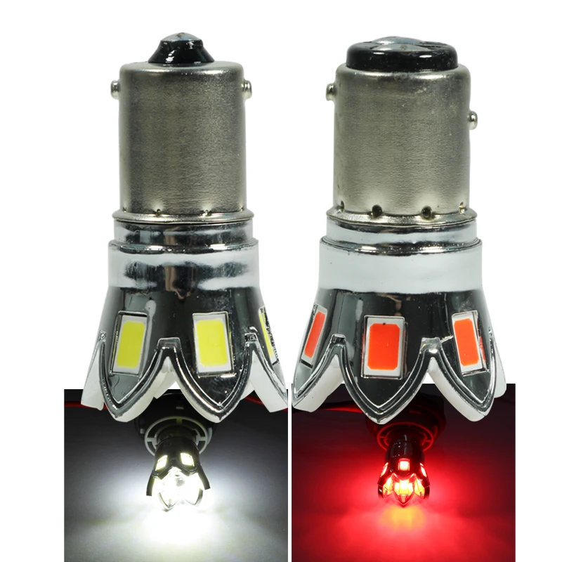 

Lampara Led Interior Light For Vehicles P21W BA15S 1156 P21/5W BAY15D 1157 3W 12v 24v Auto Turn Signal Bulb Truck Reverse Lamp