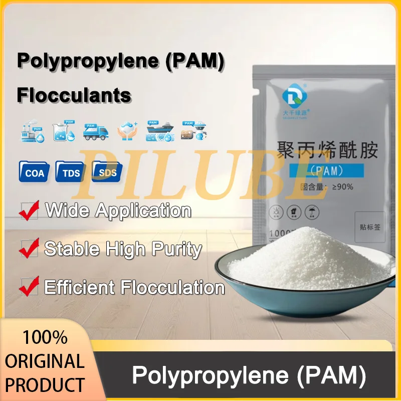 PAM Polyacrylamide Flocculant Wastewater Treatment Municipal Industrial Sewage Textile Dyeing Aquaculture Clarification Sample