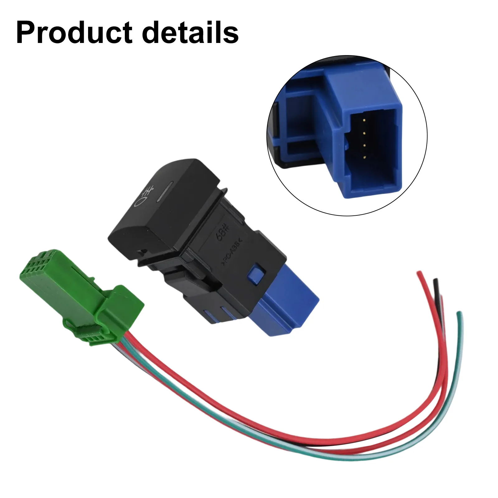 Добавьте элегантность к внутренней части вашего автомобиля с кнопкой переключения для Toyota Corolla 1819. Рулевой лист, вентилятор с подогревом заднего вида.