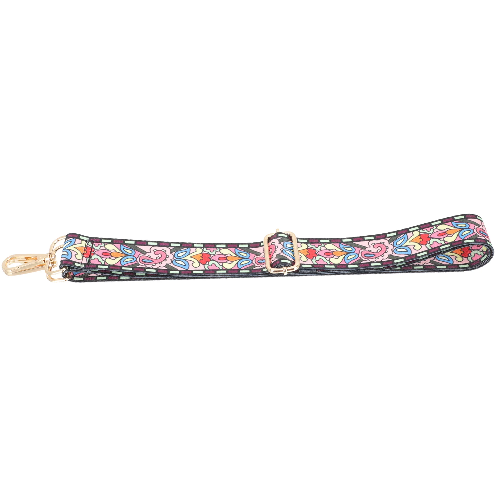 Banjo Strap Embroidered Belt Polyester Guitar for Kids Vintage Straps Floral Printed