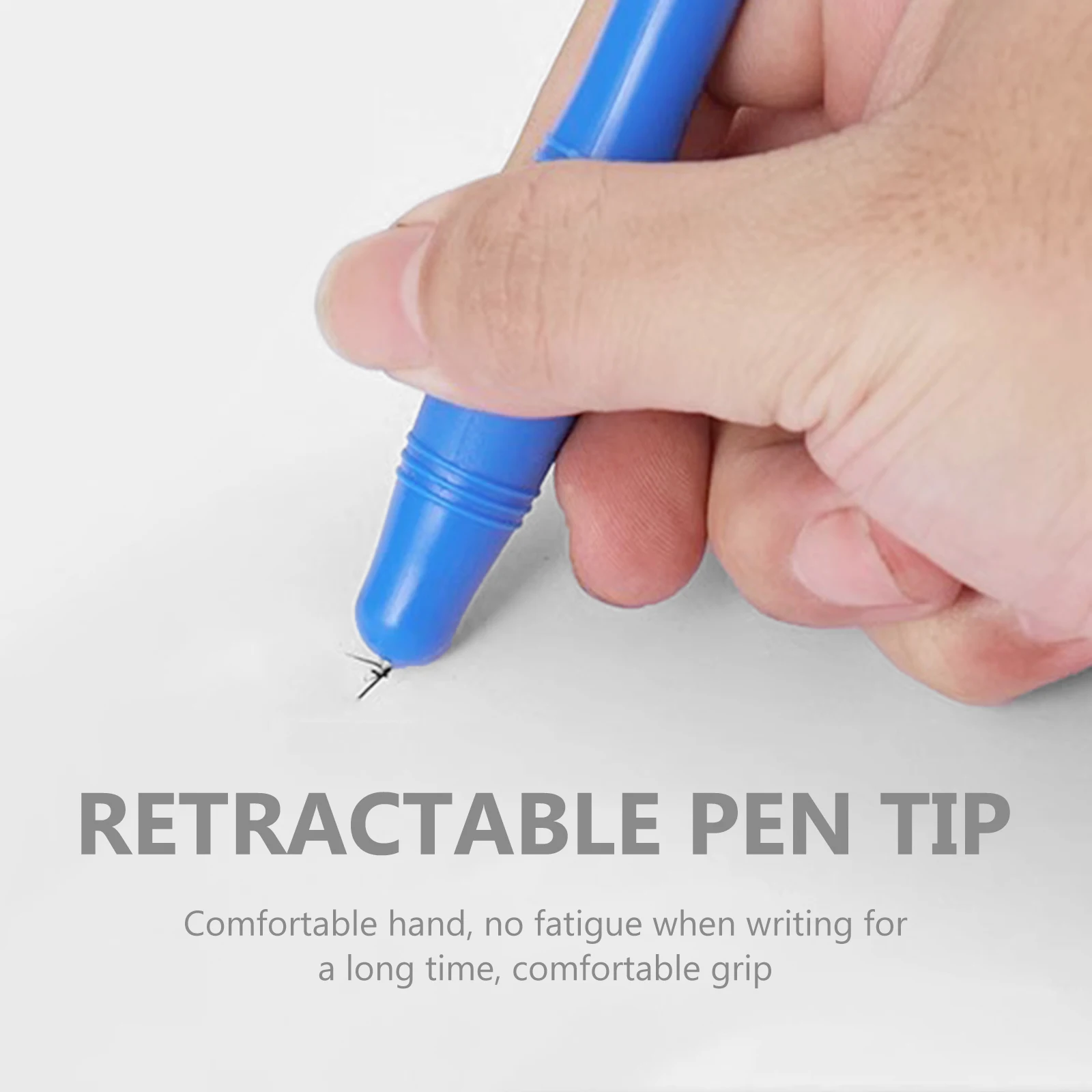 

Safety Anti Swallowing Rubber Pens for Prison Soft Silicone Signature Writing Tools Retractable Tip MultiUse Jail