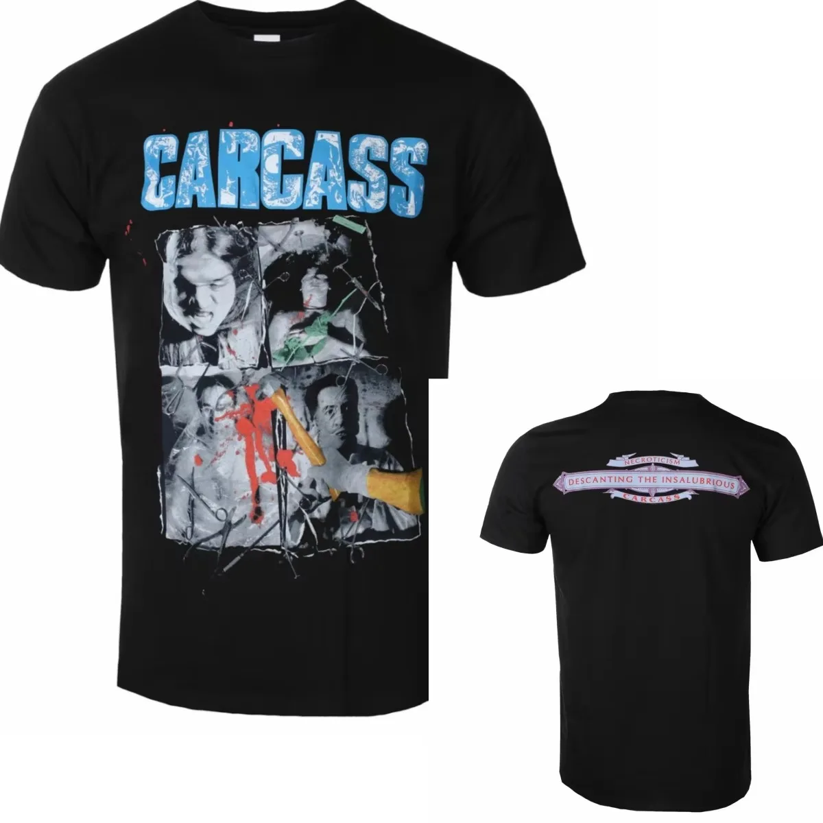 Carcass Still Rotten To The Gore Grey Band Graphic T-Shirt Cotton Men Women Streetwear Tee
