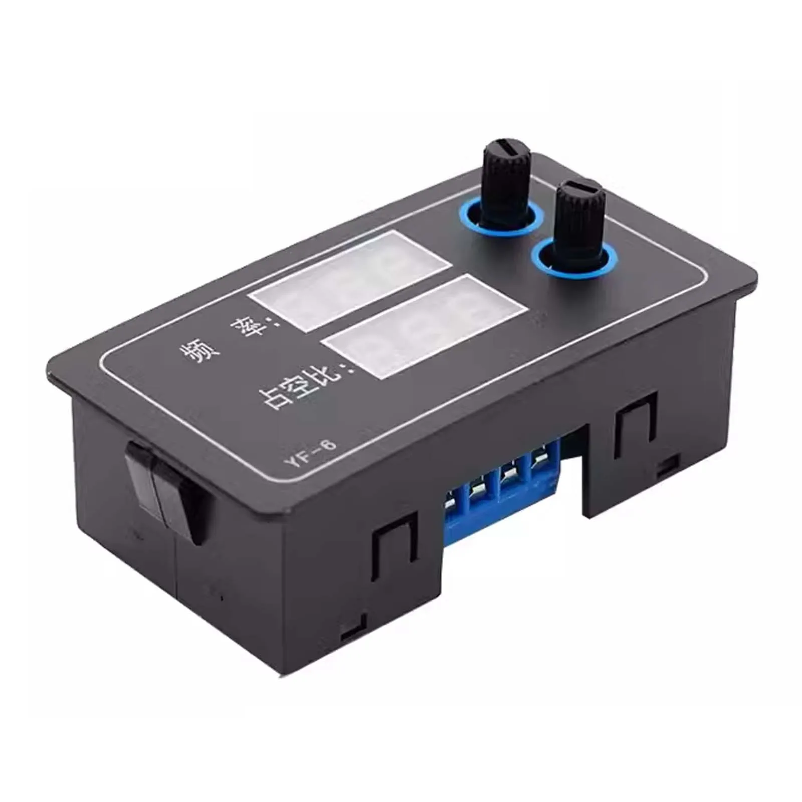 DC 7-24V Duty Cycle Signal Generator, Adjustable 1HZ-100KHZ PWM Frequency Square/Rectangular Wave Generator YF-6