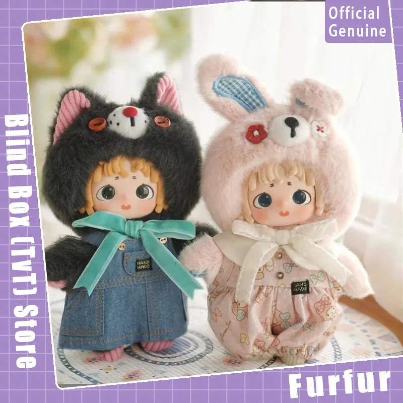 

New Heyone Furfur The Stitched Dream Series Vinyl Blind Box Keychain Cute Doll Pendant Collectible Child Girls Birthday Gift Toy