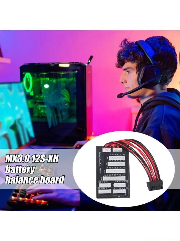 

Плата для зарядки баланса аккумулятора, удлинительная переходная пластина от MX3.0 до 12S штепсельная вилка для зарядки