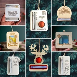 Cartoon Print Money Holder Gift Cards, Happy New Year Gifts, New Christmas Theme, 2024
