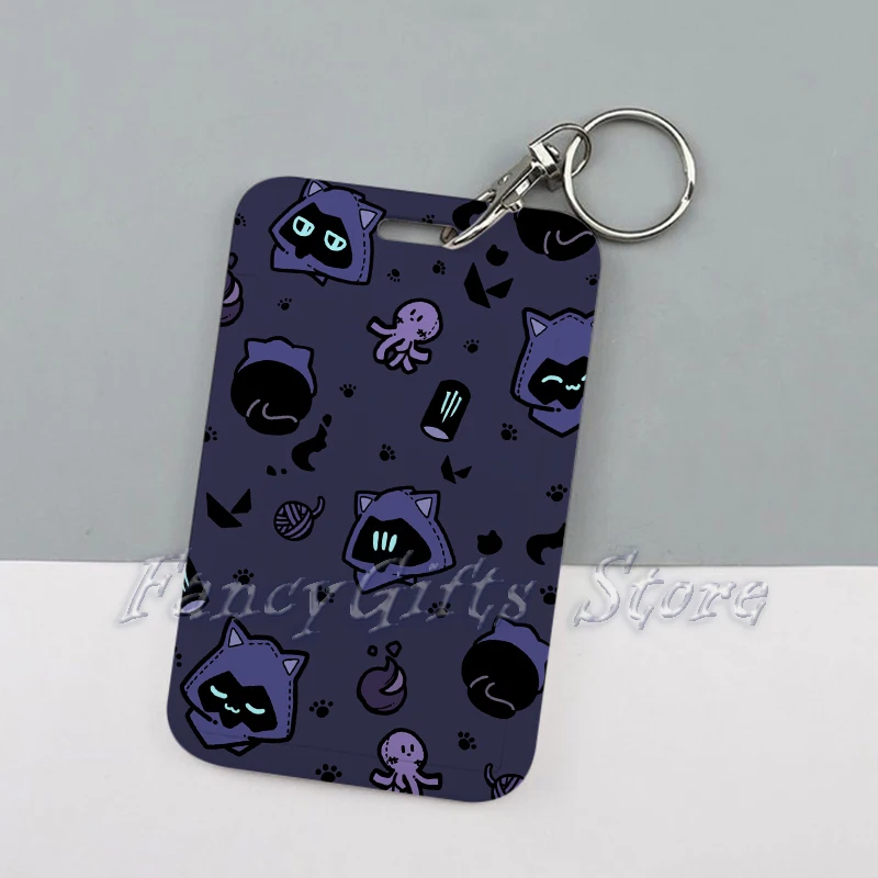 Cute Valorant Game Cartoon Keychain Card Holder Gaming Killjoy Val Jett Badge Holders Bank Bus ID Credit Cards School Keyrings