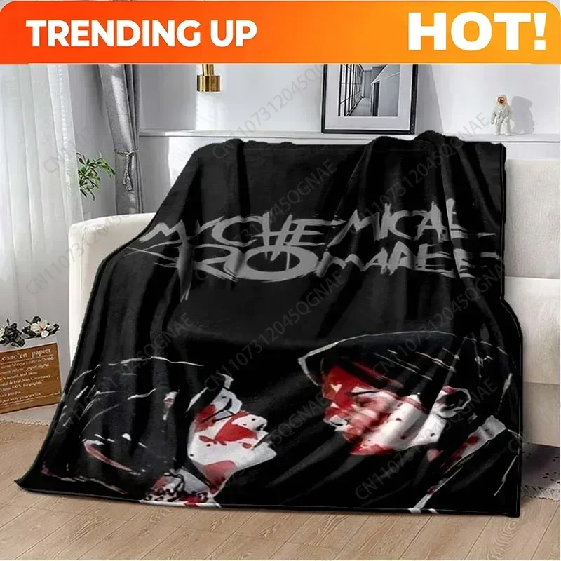 Custom My Chemical Romance Band Blanket, Lightweight Warm Insulation Sofa Bed Office Car Knee Pads Blankets,Decke,couverture,str