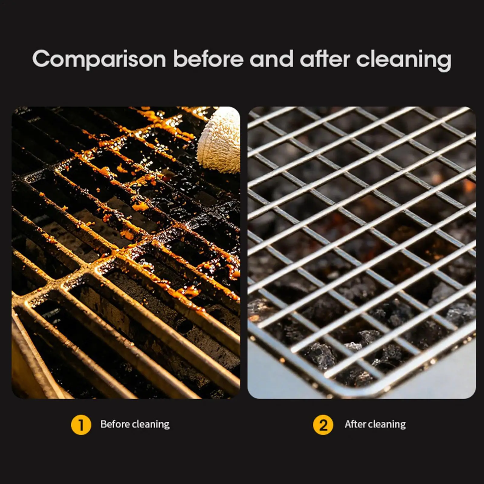電気グリルクリーナー 2 強力な速度洗浄充電式電気グリルクリ - Camping Cooking Grate のレビューと価格