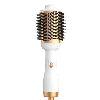 Image Hair Straightener Combination Multi-functional hair dryer comb Black Gold 110v Hot air comb tymo hair straightener brush