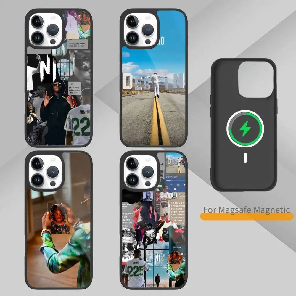 

Rapper N-Ninho N-NI Phone Case For iPhone17,16,15,14,13 Plus,Pro Max Magnetic For Magsafe Wireless Charging