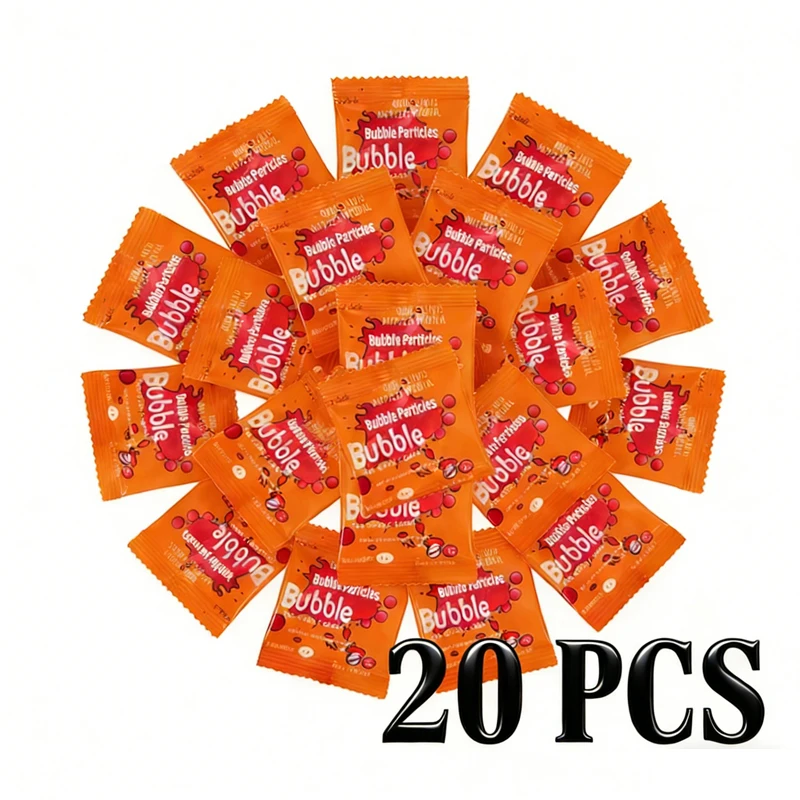 Nachfüllpackung für Seifenblasenmaschine – enthält 10 kleine Beutel. Sorgt für eine kontinuierliche Blasenbildung.