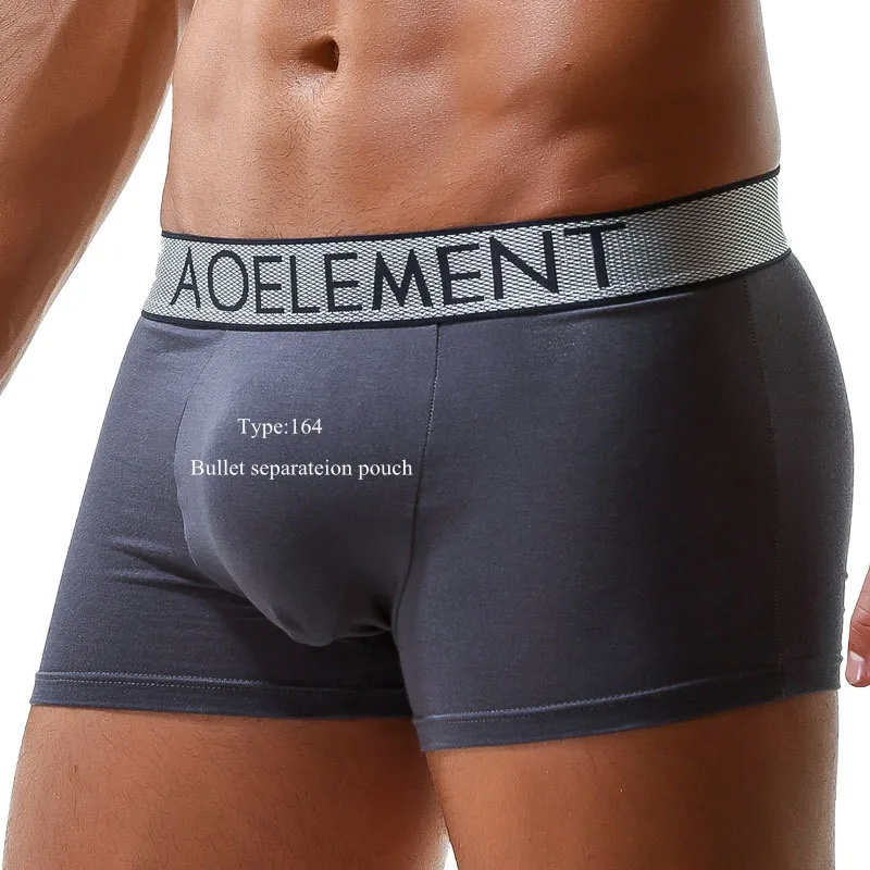 Sexy Mannen Ondergoed Modale Boxershorts Ademend Slipje Man Bullet Scheiding Pouch Onderbroek Mannelijke Trunks Cueca Calzoncillo