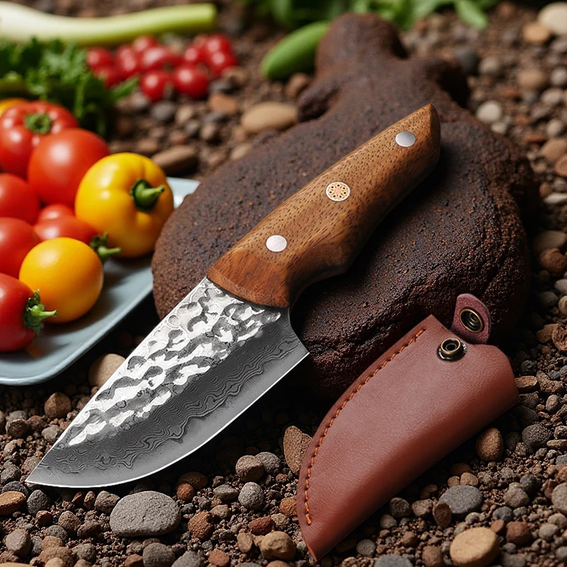 

Кухонный нож из дамасской стали, нож для шеф-повара, нож для стейка, универсальный нож, нож для барбекю, рыбалки, профессиональные кухонные инструменты