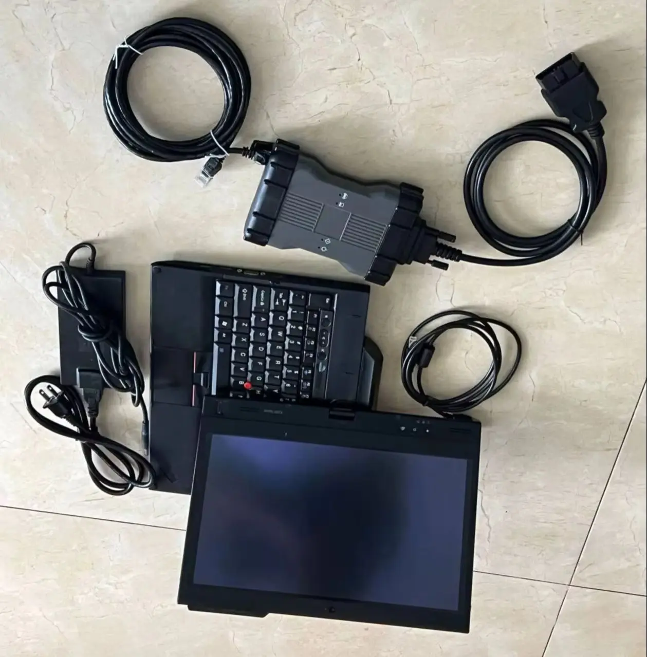 MB STAR C6 Multiplexer Car Diagnostic Scanner SD Connect Compact 6 DOIP replace Star C4 SD C5 X220t i5 90% New PC Touchscreen