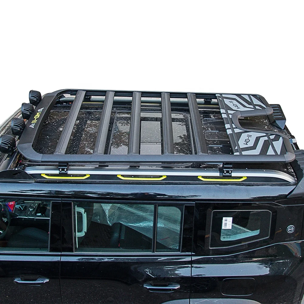 High quality Rooftop Cargo Luggage Carrier Steel Basket Roof Rack for JETOUR TRAVELER ROOF PLATFORM 2023 2024