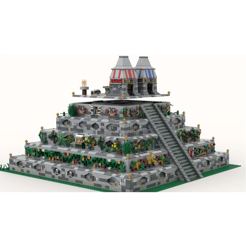 Modular City Building Model Moc Building Bricks The Ancient Pyramid Technology Modular Block Christmas DIY Toy Holiday Gifts