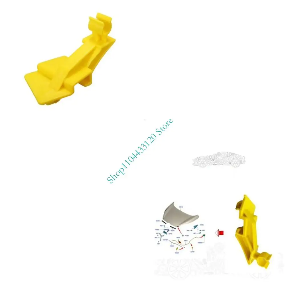 

0xxd Car Bonnet Hood Stay Clip Удерживающий поддержанный стержень стержень для фиксации Fiesta 09-14