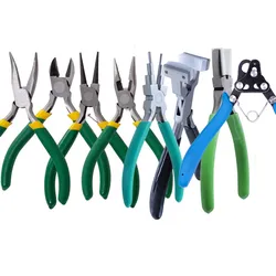 Jewelry Pliers Making Tool Set Beading Looping Wire Pliers Round Nose Pliers Wire Cutters for Jewelry Repair Wire Wrapping Kit