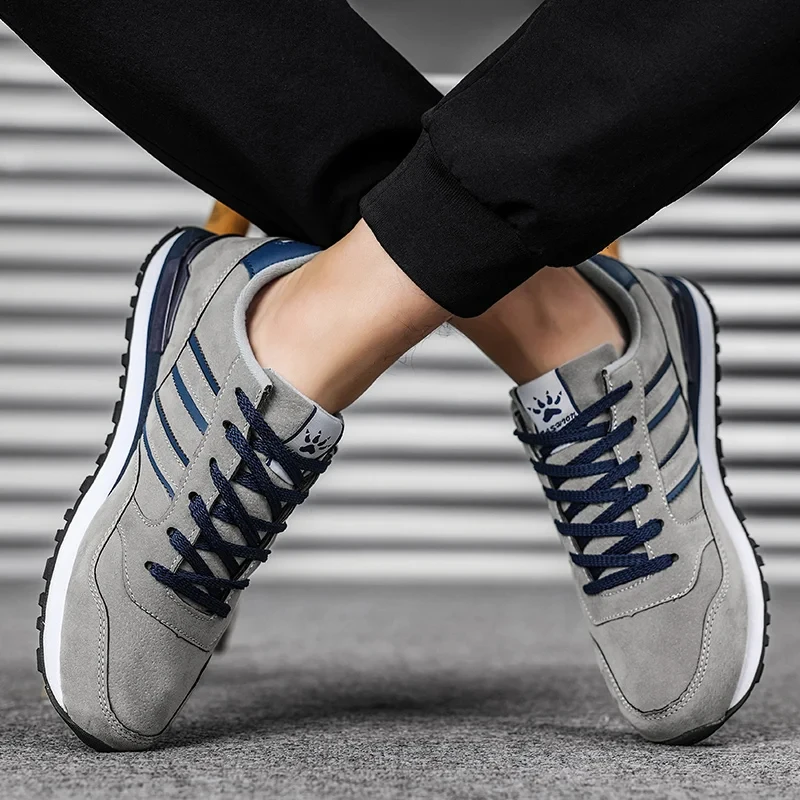 

Hot Selling Casual Sneakers Male Cemented Shoes Autumn Light Walking Shoe for Men Lace-up Spring Daily Shoes Chunky Walking Shoe