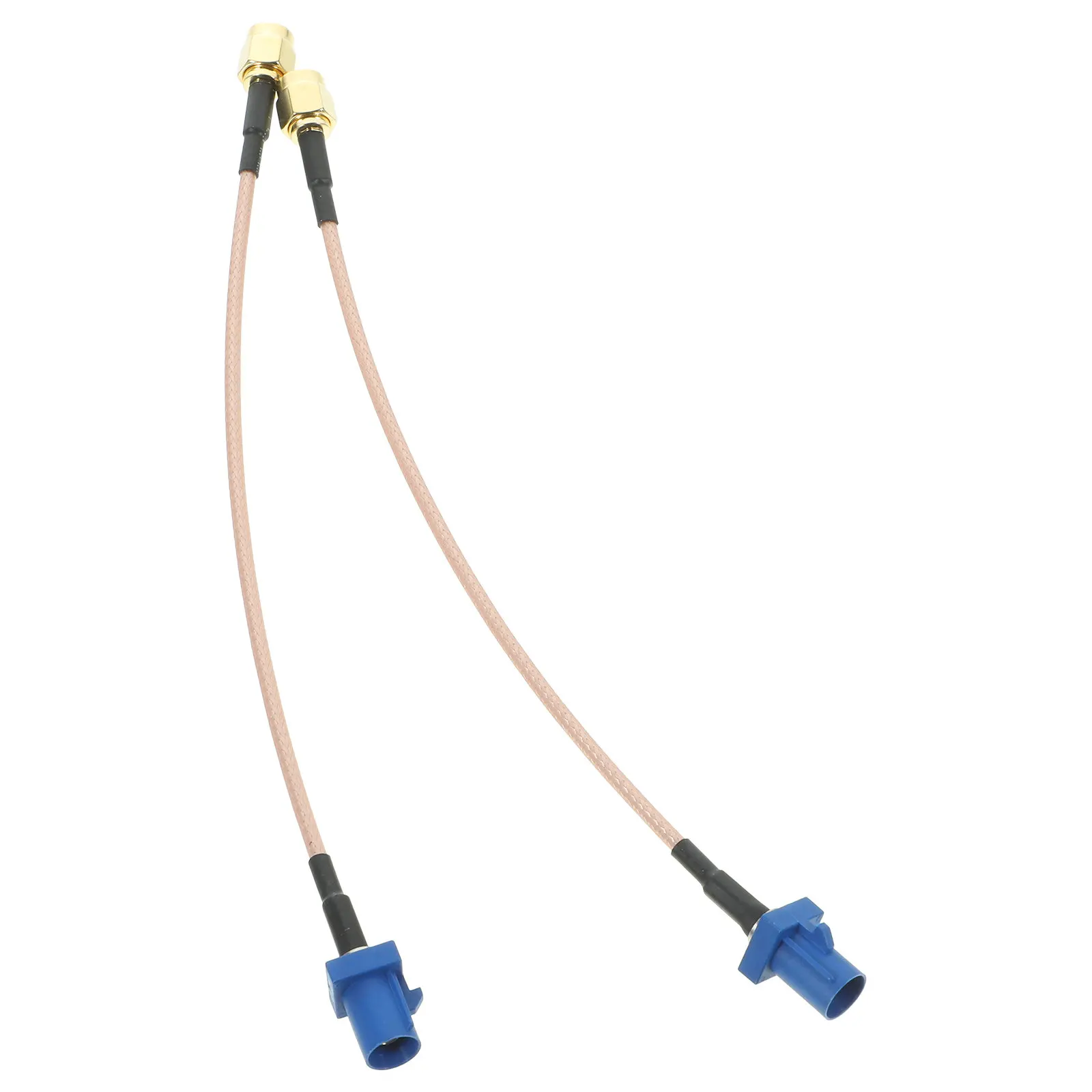 2Pcs Sma Male to Sma Male Antenna Extension Cable for Car Gprs Vehicle Marine Use Compact High-Performance Signal