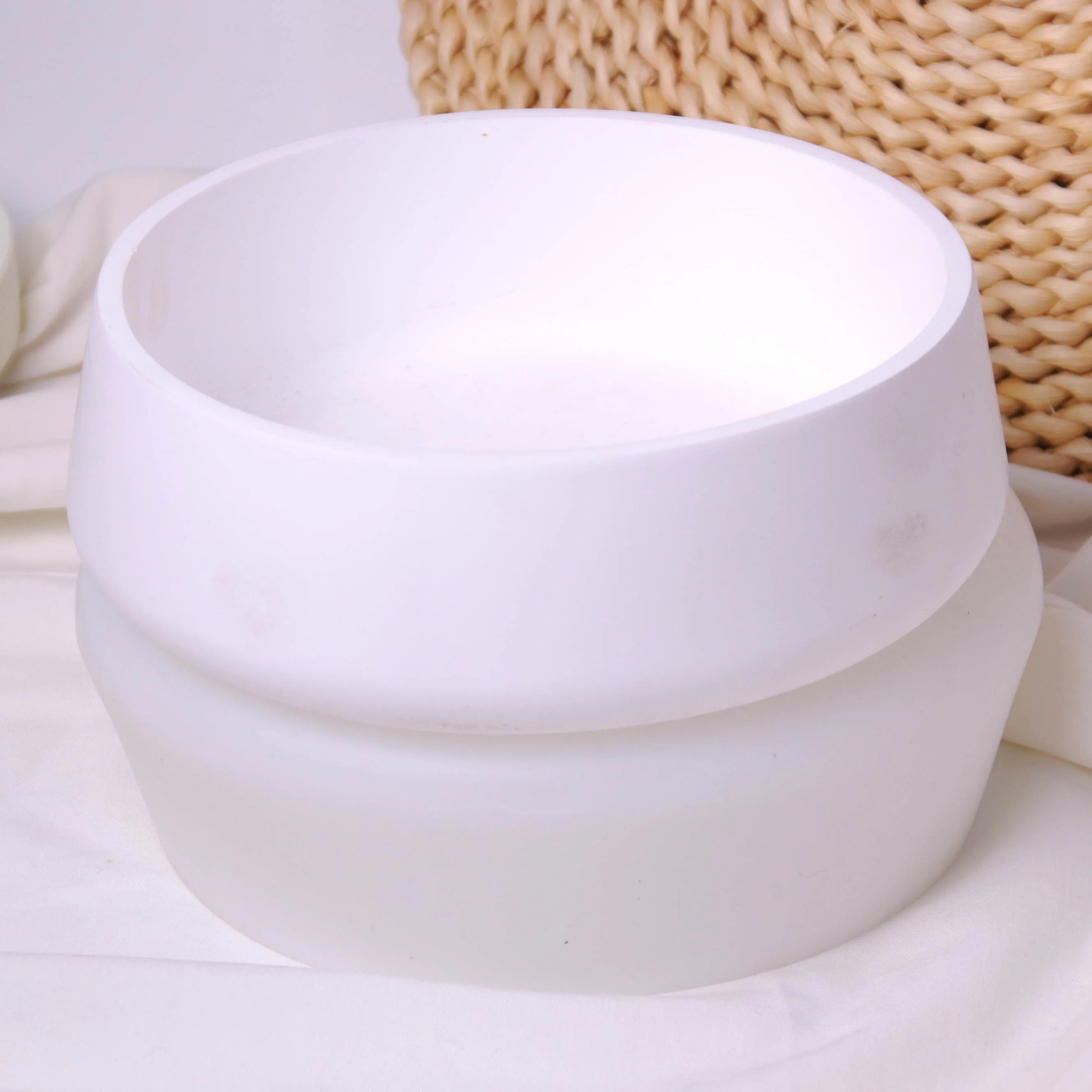 Versatile Silicone Mold For Diy Crafts - Flower Pot ,Terrazzo Arts, Gypsum Cement Bowls,Plaster Vessel Casting Molds for Home