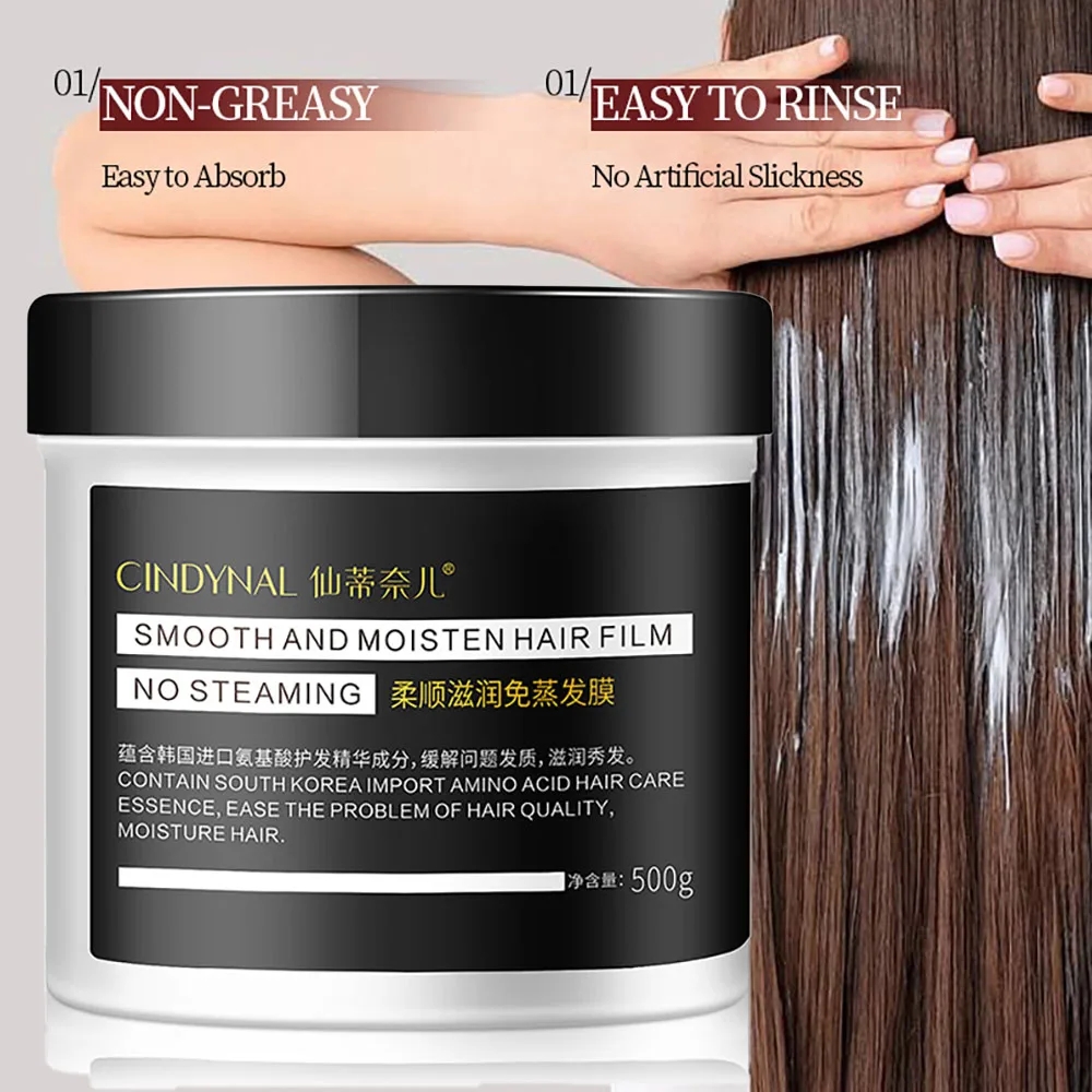 Profession Salon Amino Acid Hair Mask Conditioner Damage Repair Moisturizing Essence Hair & Scalp Treatment Deep Hair Care 500g