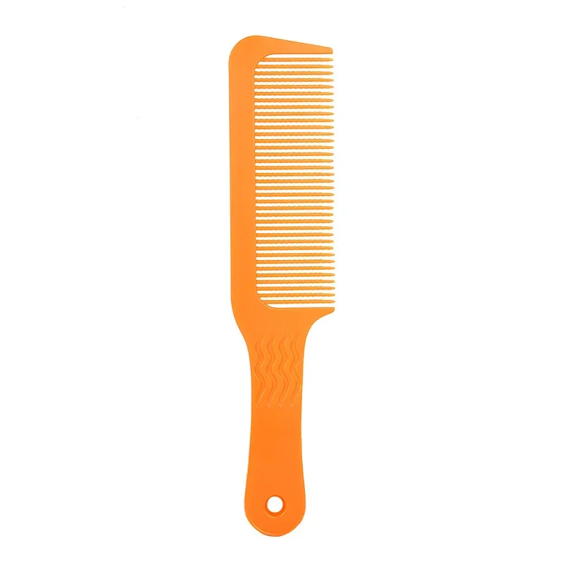 Professionelle Salon Barber Haar Clipper Zubehör Flach Kopf Cut Kamm Anti-statische Haar Styling Breite Zahn Männer Geschnitten Haar pinsel 1pc