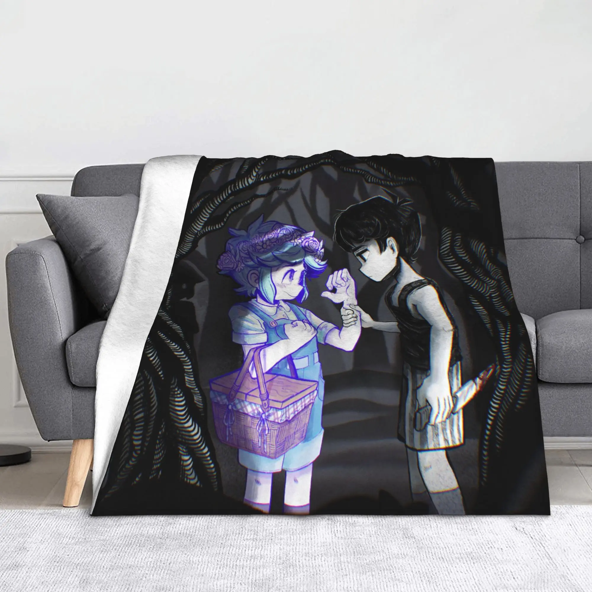 

Одеяло с изображением психологических ужасов Василий, фланелевое одеяло с изображением Омори, кровать, диван, персонализированное мягкое теплое покрывало