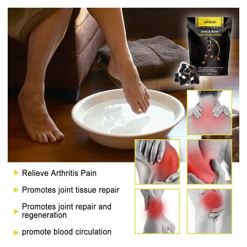 Joint Soothing Foot Soak บรรเทาไหล่คอกระดูกสันหลังเอวข้อมือไม่สบายส่งเสริมการไหลเวียนโลหิต Care Foot Bath Soak