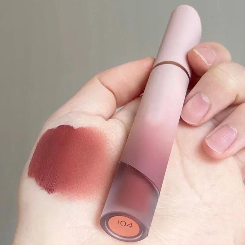 Veludo fosco batom creme sexy vermelho matiz labial hidratante de longa duração brilho labial maquiagem à prova dwaterproof água cosméticos coreanos 6 cores