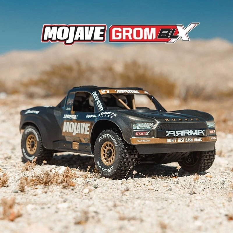 Arrma 1/14 Mojave Grom Blx Rc Car High Speed Electric Short Course Off Road Vehicle Model For Adult Hobby