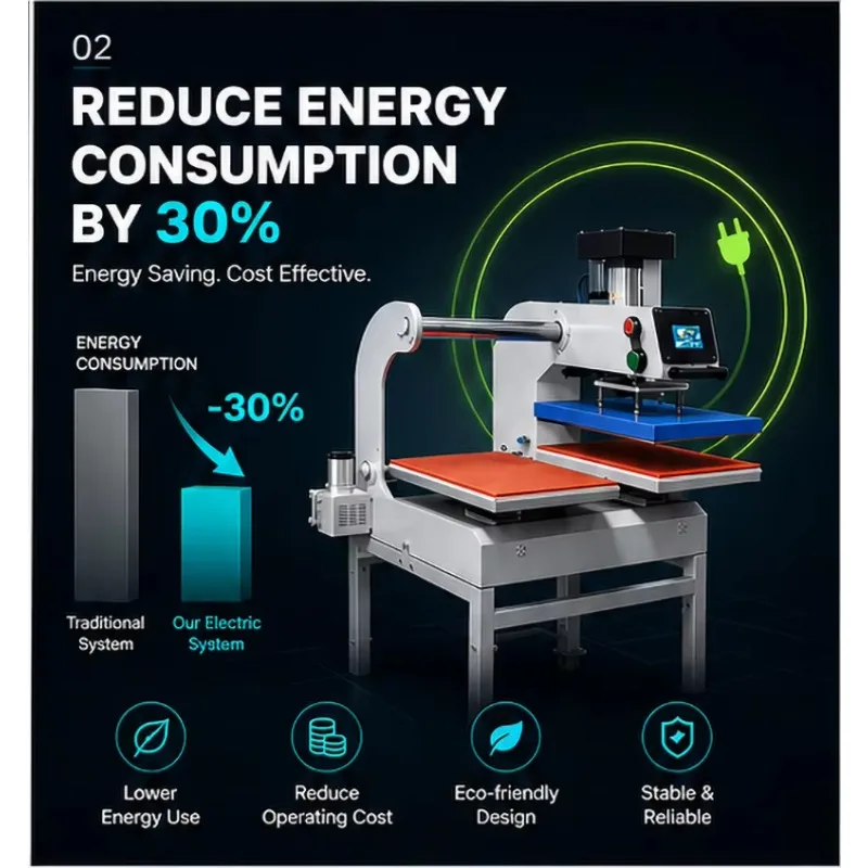 Fully Auto Electric Dual Station Heat Press Machine 38*38 40x50 40*60cm for T-Shirt and Fabric