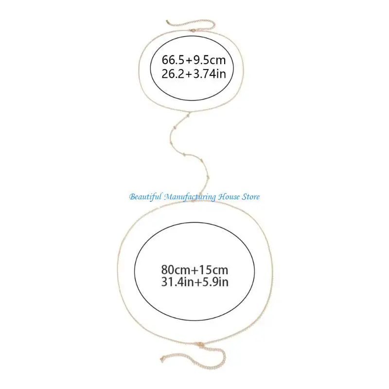 سلاسل بيكيني E56A هدية مواد مجوهر