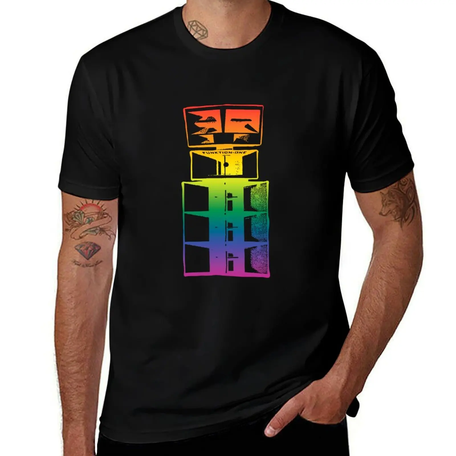 Funktion-One Loud Speaker Music Dance Pride Edition T-Shirt Creative Graphic Tee Shirt T-Shirt