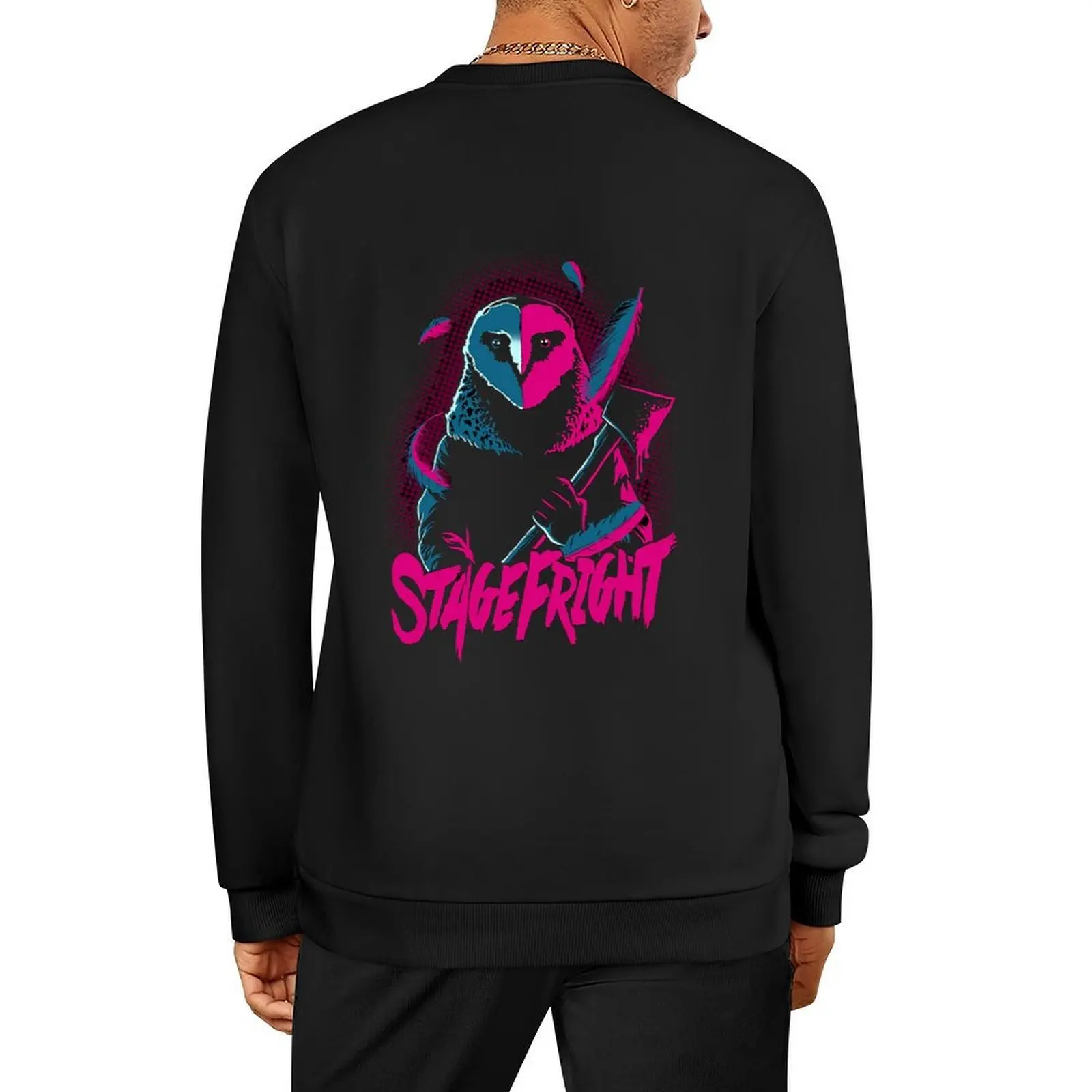 

Stagefright / Deliria / Bloody Bird cult classic slasher horror movie inspired retrowave design Pullover