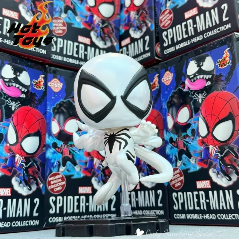 Hot Toys Marvel Spider-Man 2 Peter Venom Cosbi Bobble-Head Blind Box, exklusives Sammlermodell, Spielzeug für die Geschenkkollektion