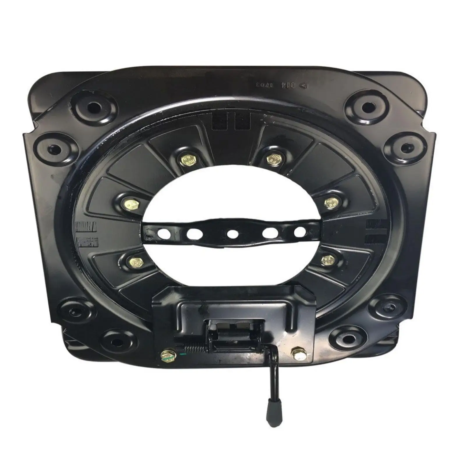 Heavy Duty Steel Swivel Seat Base 360 Degree Rotation Square Plate for Engineering Vehicle RV Van
