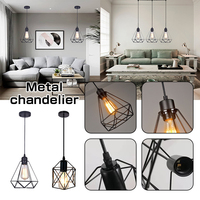 Retro Simple Modern Metal Ceiling Light Shade Pendant Light  Shade Nordic Dining Room Table Lamp Bar Industrial Style Lampshade