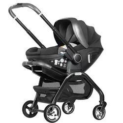 3in1 baby stroller, children's car seat, newborn stroller, portable, lightweight, luxurious, suitable for babies aged 0-12months