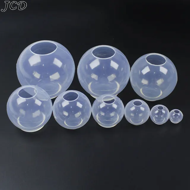 JCD 20-100mm Silikonowa forma w kształcie kuli 3D Planet Ball Forma z żywicy epoksydowej do majsterkowania Formy z żywicy epoksydowej Rzemiosło Narzędzia do dekoracji wnętrz
