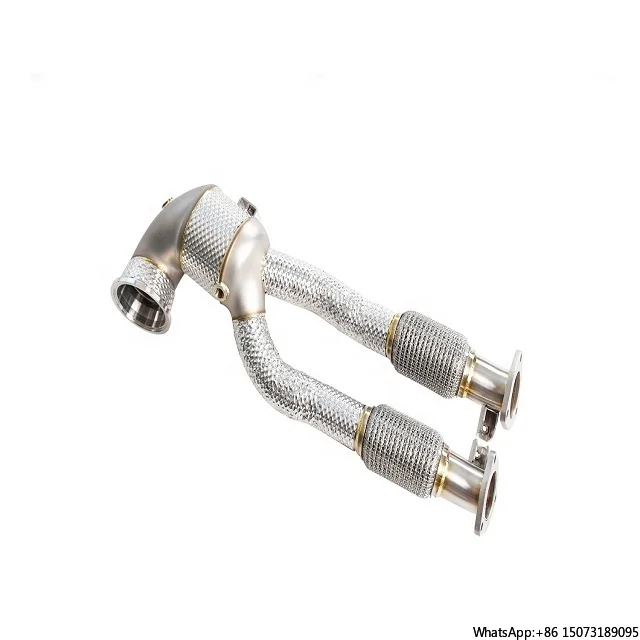 

Top Quality Sound Exhaust Muffler Downpipe Header for RS3 2.5T 2017+ Sedan