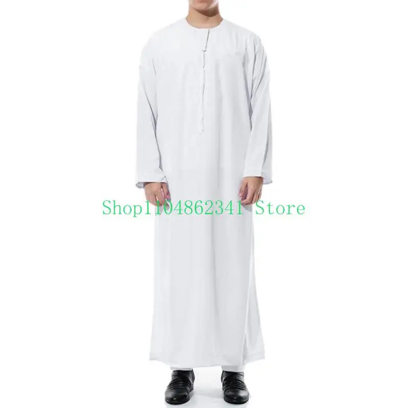 

5ASD Человек Саудовские арабские кафтана на Ближнем Востоке Джубба Тобе -мусульмане Мала