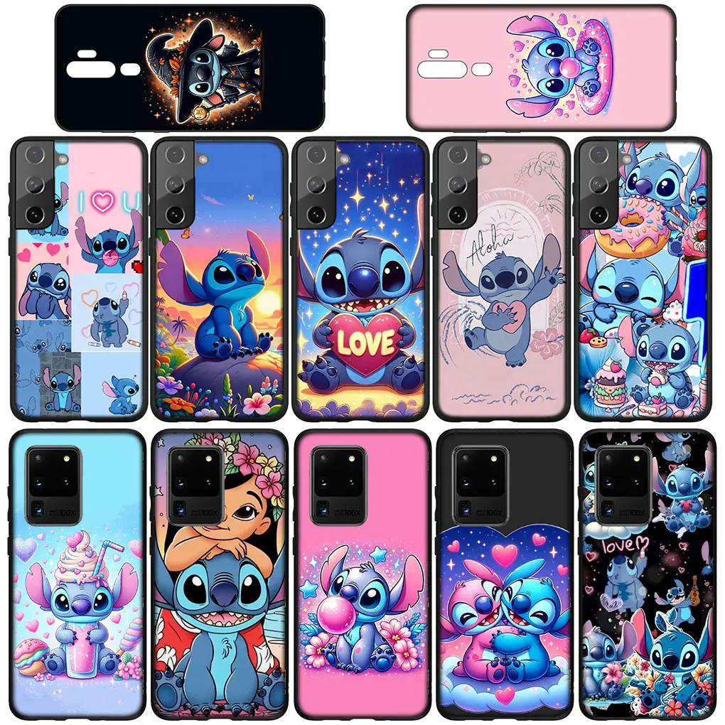 Poster Stitch Cute Anime Phone Cover Case for Samsung Galaxy A06 A16 A13 A71 A21S A22 A73 A42 A03 A02 A11 A70 A72 A7 Soft Casing