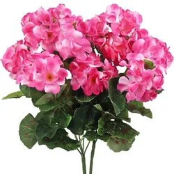 Artificial Plant silk Begonia Flower Hot sale Wedding Background Wall Home Room Windowsill Vase Christmas Garland party Diy gift